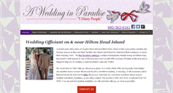 Desktop Screenshot of a-wedding-in-paradise.com